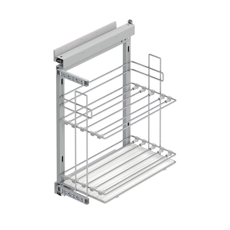 Starax S-2894-C Yandan Gizli Raylı (Fr.) Tepsilik Sol 30 cm Krom