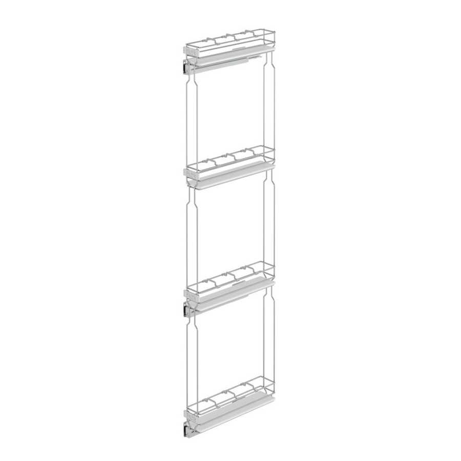 S-2928-C Çift Açılım Gizli Raylı 4 spt. Şişelik 20 cm Sağ Krom
