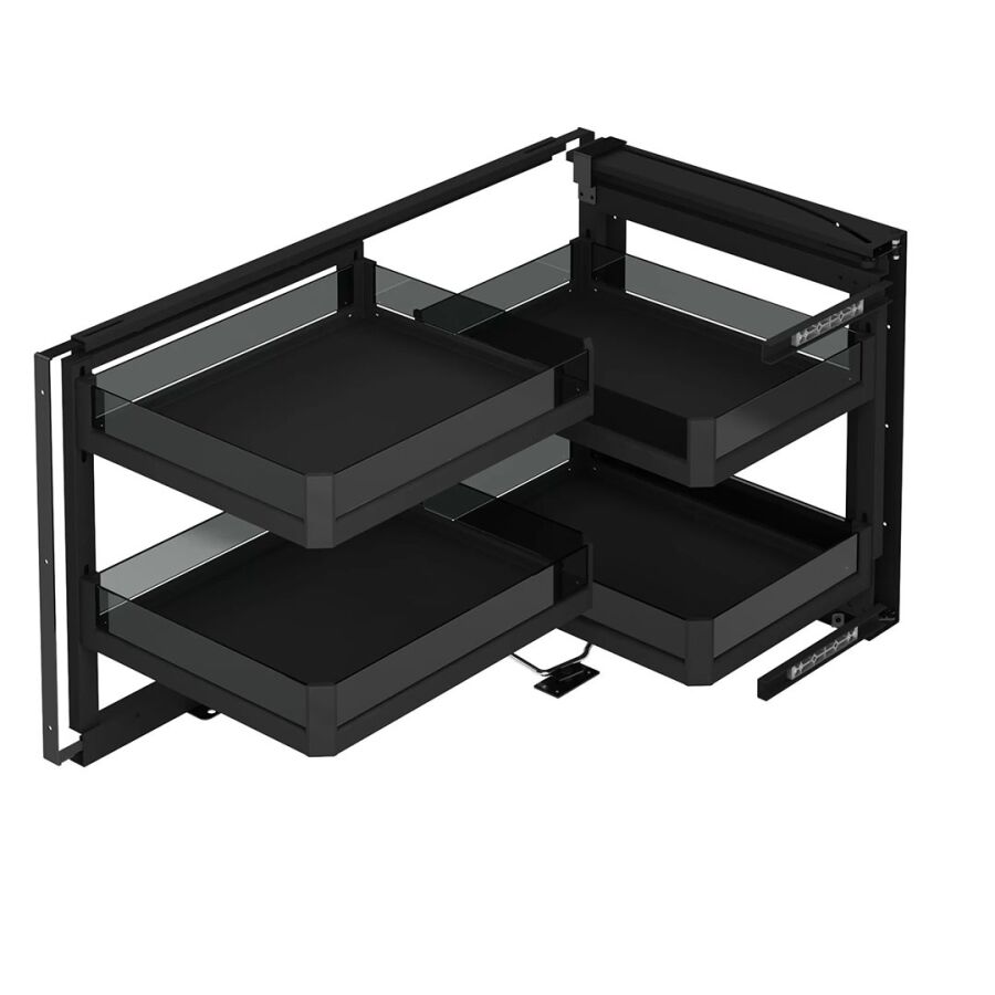 Starax S-3002-P-A Kapağa Monte Körköşe Mekanizması Sağ 45 cm Premium Antrasit