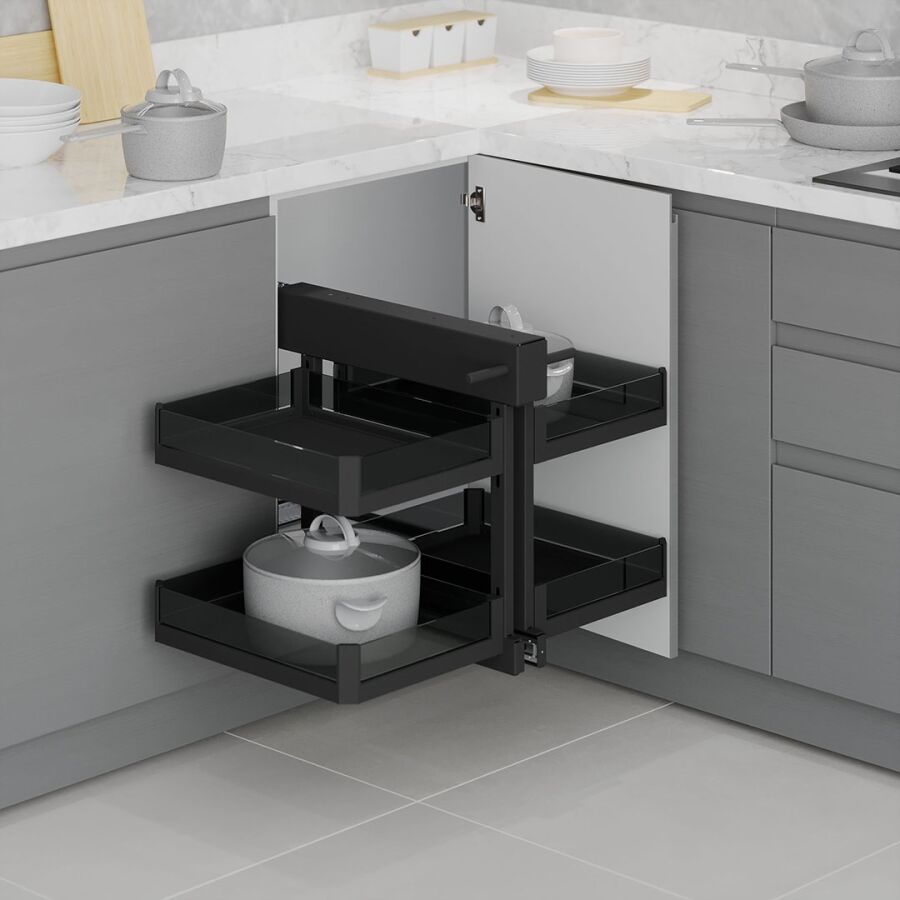 Starax S-3010-P-A Bağımsız Körköşe Mekanizması Sağ 50 cm Premium Antrasit Ü.K