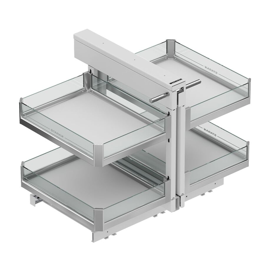 S-3111-P-C- Bağımsız Körköşe Mekanizması - 55 cm-Premium-Krom
