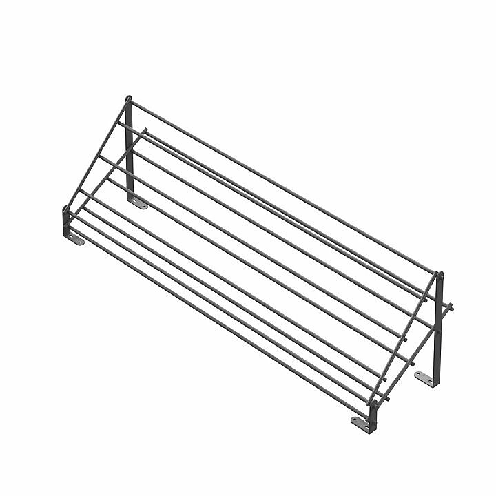 Starax S-6143-A İki Raflı Kapağa Monte Ayakkabılık 80 cm Antrasit