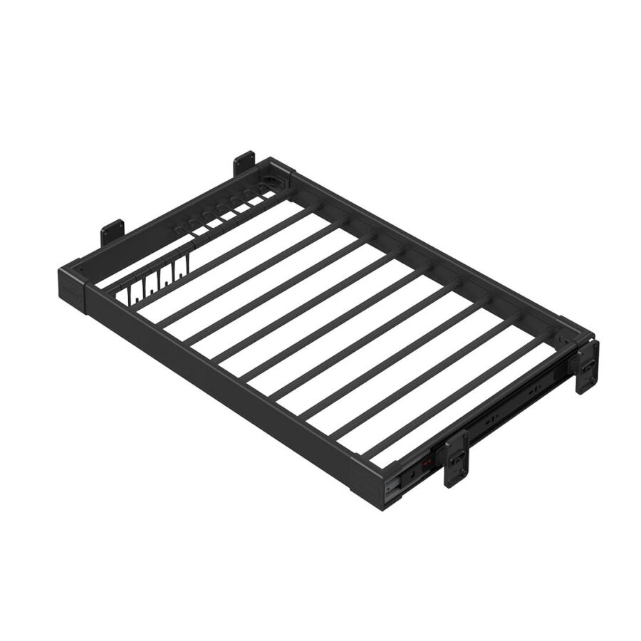 Starax S-6206-A Yan Bağlı Teleskopik Raylı Alüminyum Pantolonluk 70 cm Frenli Antrasit