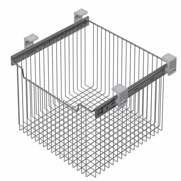 Starax S-6365-C Teleskopik Raylı Çok Amaçlı Sepet (Büyük Boy) 600 mm Krom