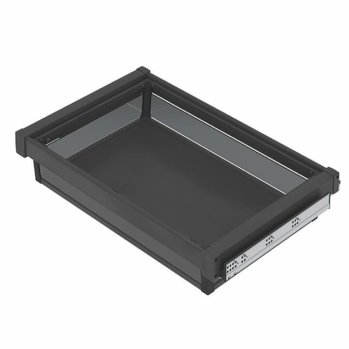 Starax S-6704-A Gizli Raylı Alüminyum Çekmece 900 mm Antrasit