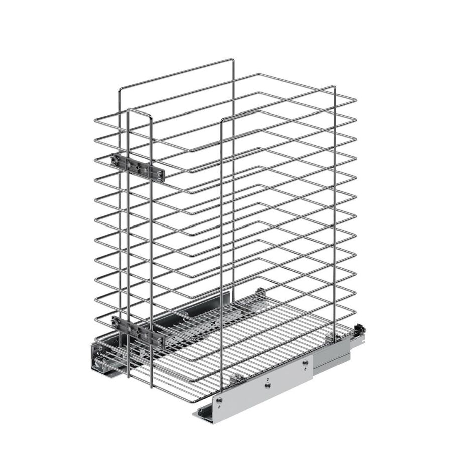 Starax S-8054-C Gizli Raylı Çamaşır Sepeti 45 cm