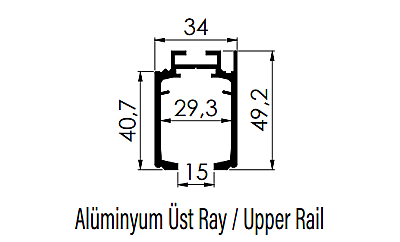 STAR L-3175-4 ALM. ÜST RAY 4 MT LC 120