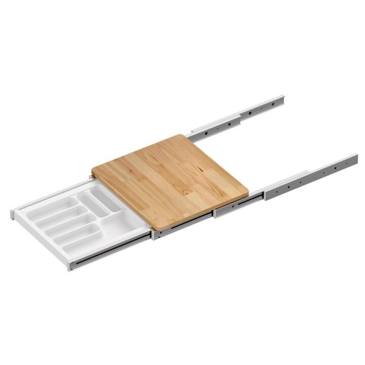 Starax S-2157 Çekmece İçi Fonksiyonel Kesme Tablası - 700 mm - Beyaz
