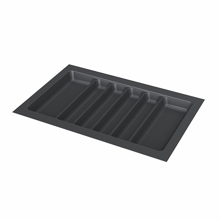 Starax S-2689-AP 74x49 cm Plastik Çekmece İçi Kepçelik Antrasit 80 cm