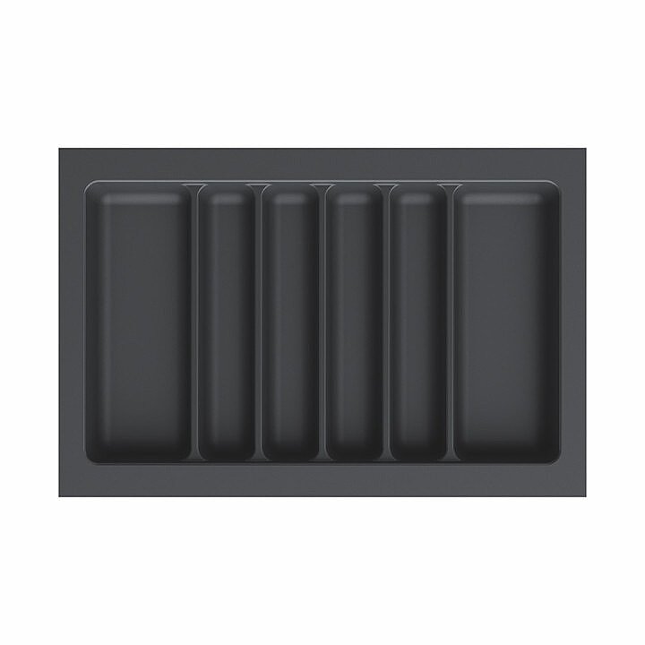 Starax S-2689-AP 74x49 cm Plastik Çekmece İçi Kepçelik Antrasit 80 cm