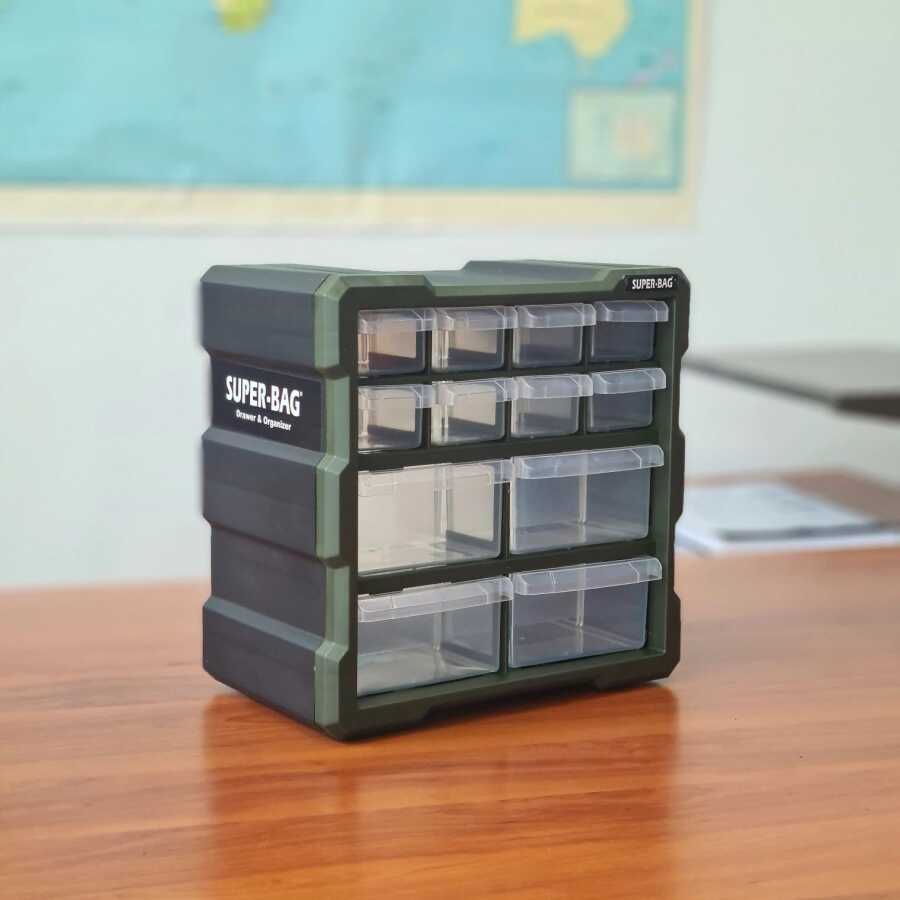 ASR-6007 Küçük Monoblok Çekmece Seti 12 li