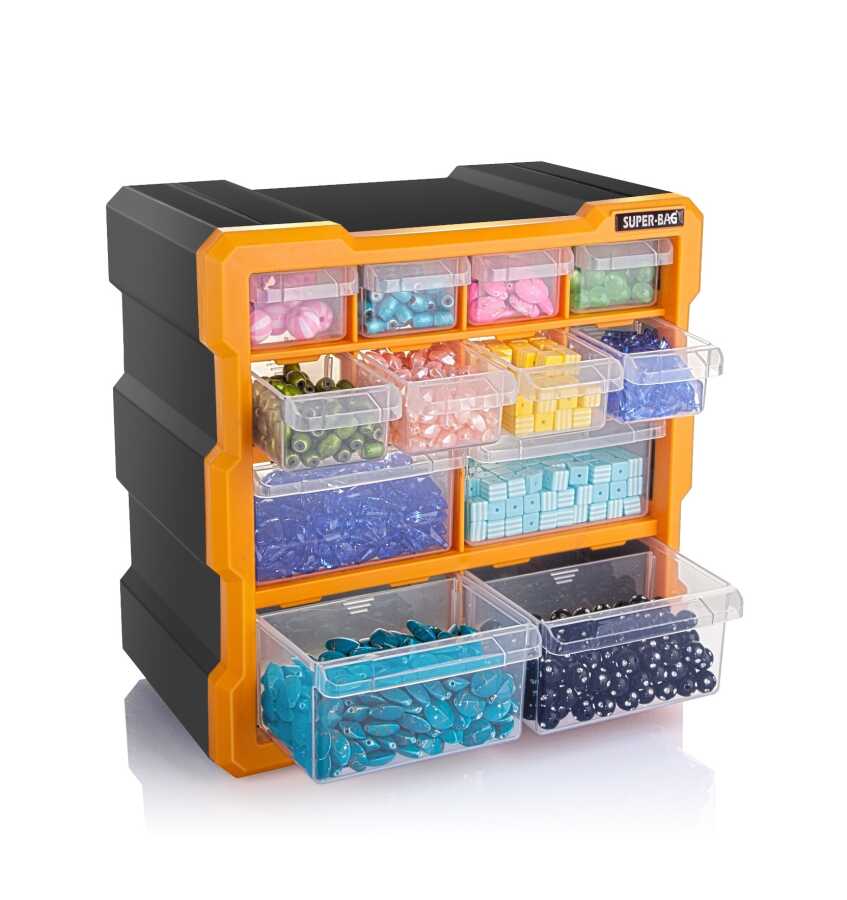 ASR-6007 Küçük Monoblok Çekmece Seti 12 li