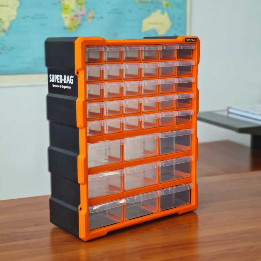 39 Lu Büyük Monoblok Çekmece ALet Takım Çanta Seti