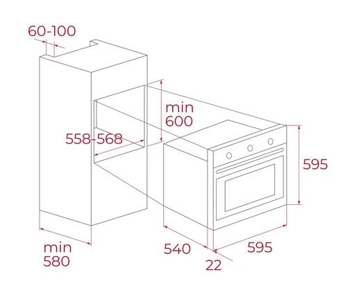 Teka HAK 625 ST Ankastre Gri Fırın (chef-4)