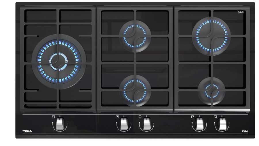 Teka GZC 95320 XBN ExactFlame 90 cm Gazlı Ocak Siyah