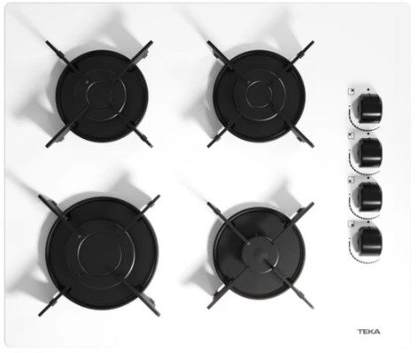 Teka GBE 64002 KB 60 cm Beyaz Camlı Gazlı Ocak (chef-6)