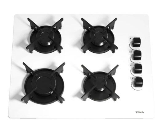 Teka GBE 64002 KB 60 cm Beyaz Camlı Gazlı Ocak (chef-6)