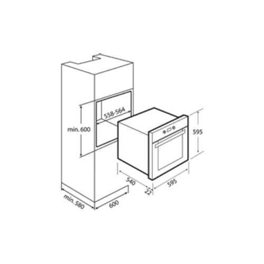 Teka HAK 625 BK Ankastre Siyah Fırın (chef-5)