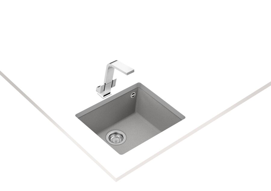 SQUARE 50.40 TG STONE GREY GRANİT EVYE