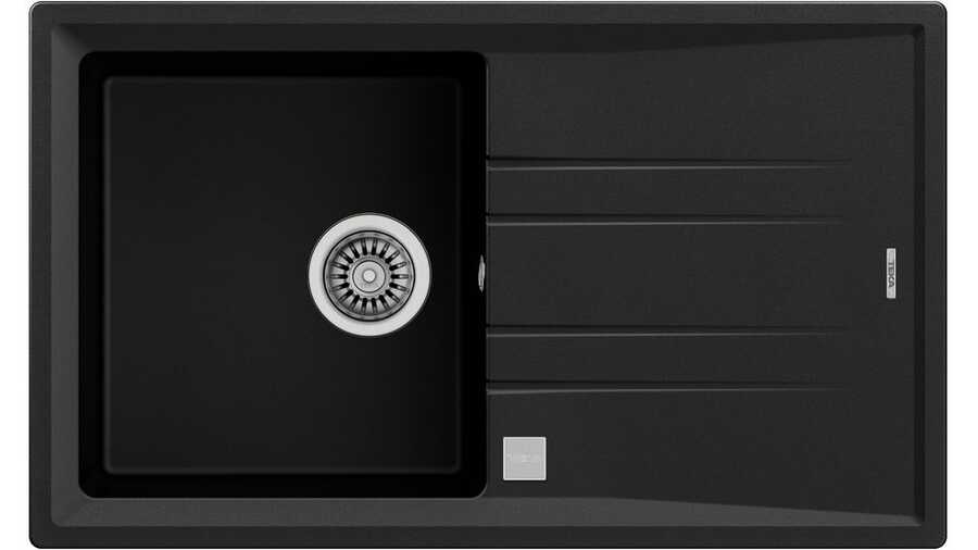 Teka Stone 50 B-TG Tek Hazneli Tegranite Evye Metalik Siyah