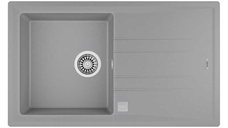 Teka Stone 50 B-TG Tek Hazneli Tegranite Evye Metalik Gri