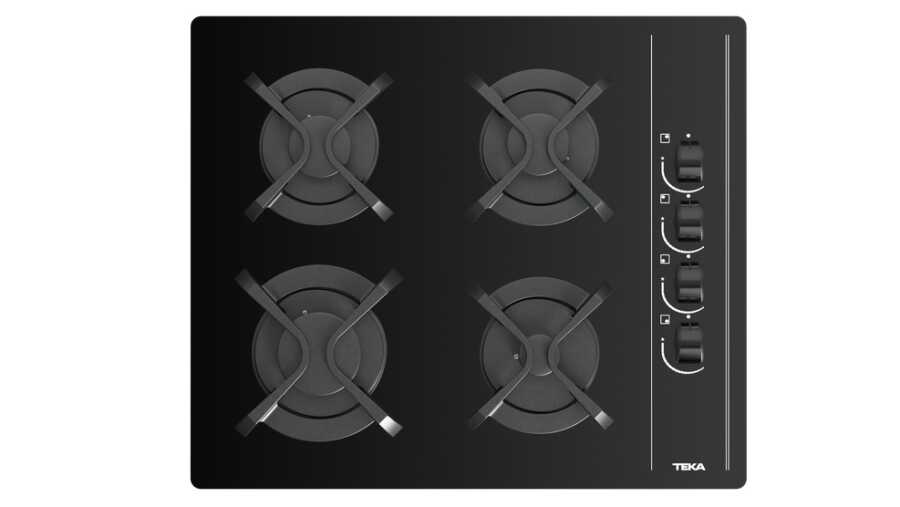 Teka GBC 64002 KBC Gazlı Ocak Siyah (chef-7)