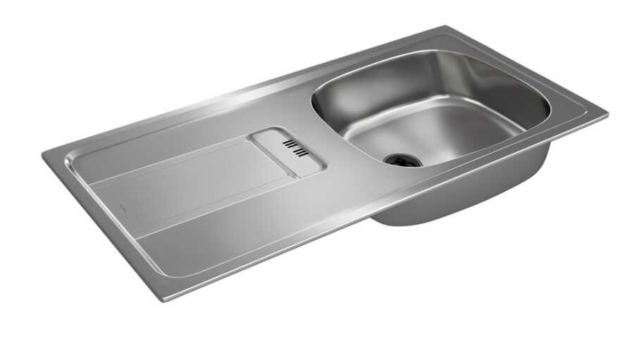 Teka Gravity 45 E-XN 1B 1D Tek Hazneli Paslanmaz Eviye