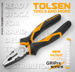 10017 TOLSEN Kombine Pense 200mm,8 Endüstriyel