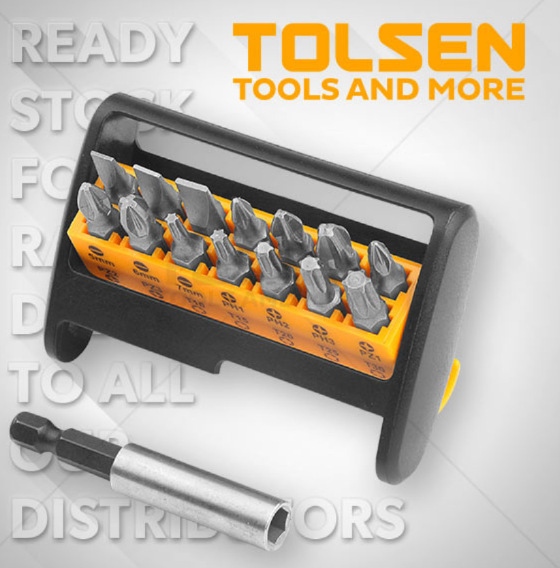TOLSEN Bits Uç Seti 15 Parça