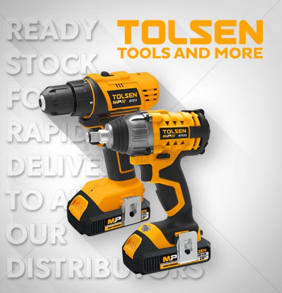 TOLSEN Lİ-İON 20W Şarjlı Combo 2'li Set Torklu Somun Sıkma 330NM + Matkap