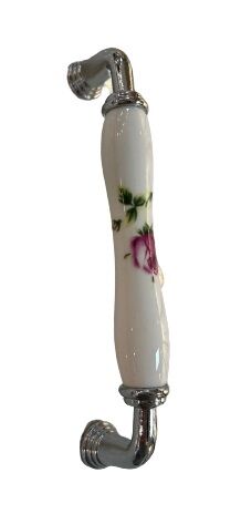 1050.10.128-125. Porselen Kulp Krom 128 mm