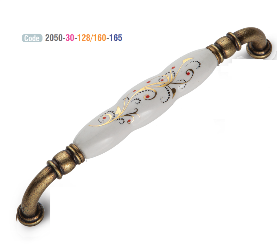 2050.40.160-165 Porselen Kulp Eskitme 160 mm YALDIZLI