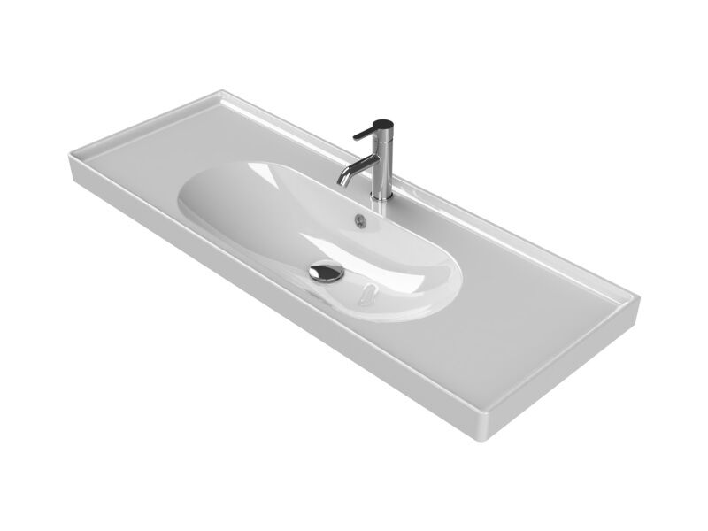 Etajerli Banyo Lavaboları