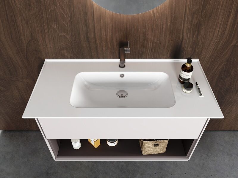 Blue Etajerli Lavabo 100x47cm
