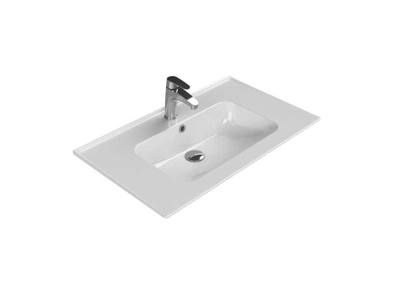 BLUE Etajerli Lavabo 80 CM