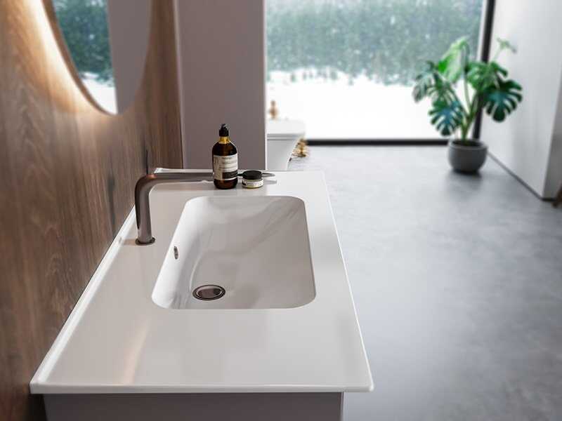 BLUE Etajerli Lavabo 80 CM