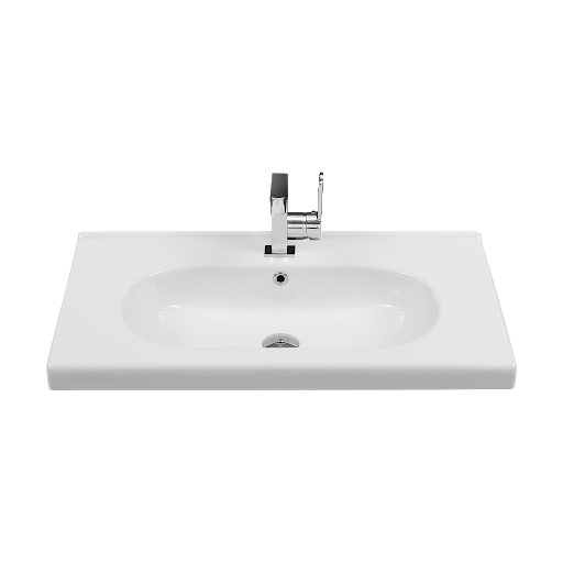 CİTY Etajerli Lavabo 80x45cm