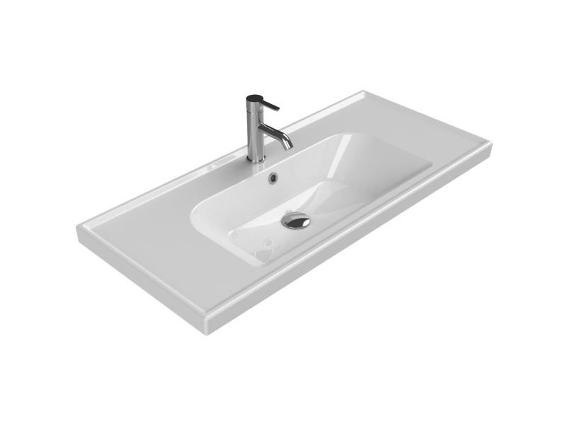 FRAME Etajerli Lavabo 100x45cm