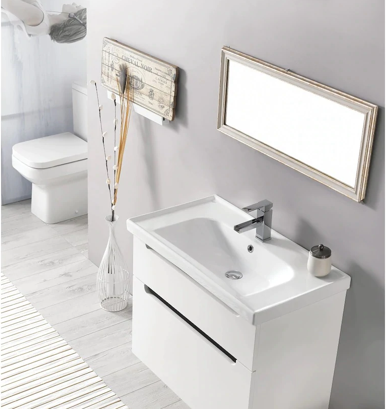 FRAME Etajerli Lavabo 90x45cm