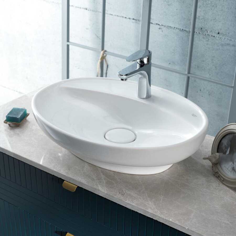 LAL Tezgah Üstü C Lavabo 60x45,5
