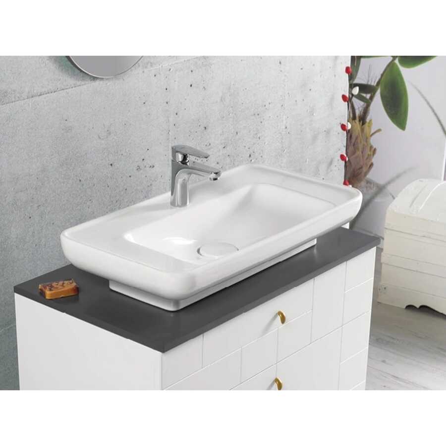 LAL Tezgah Üstü Lavabo 80x42cm