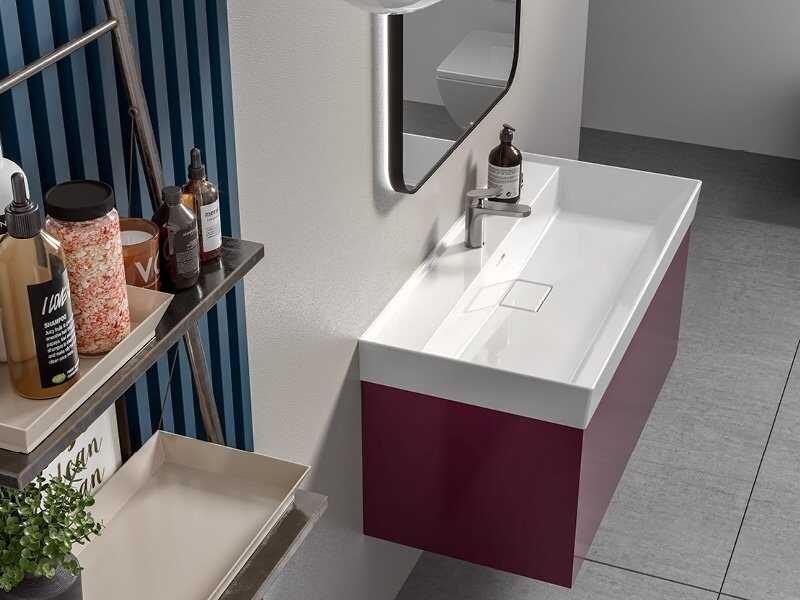 Sharp Etajerli Lavabo 100 cm