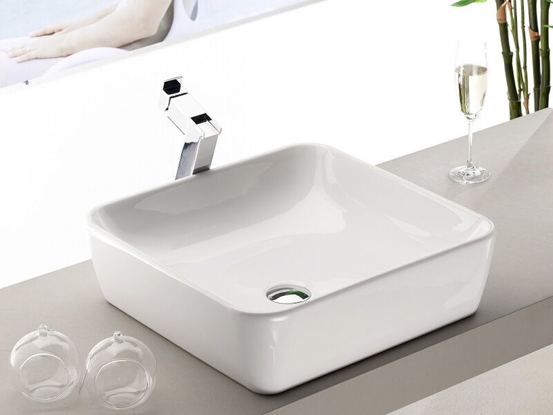 Tezgah Üstü One Lavabo 46x46cm Kare