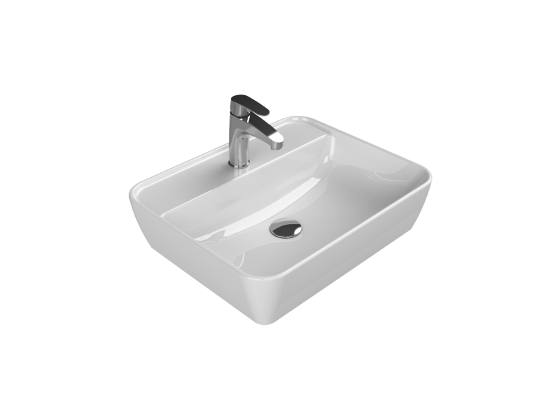 Tezgah Üstü One Lavabo 55x45cm