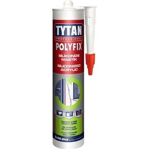 TYTAN POLİFİKS SİLİKONİZE MASTİK BEYAZ 450 GR