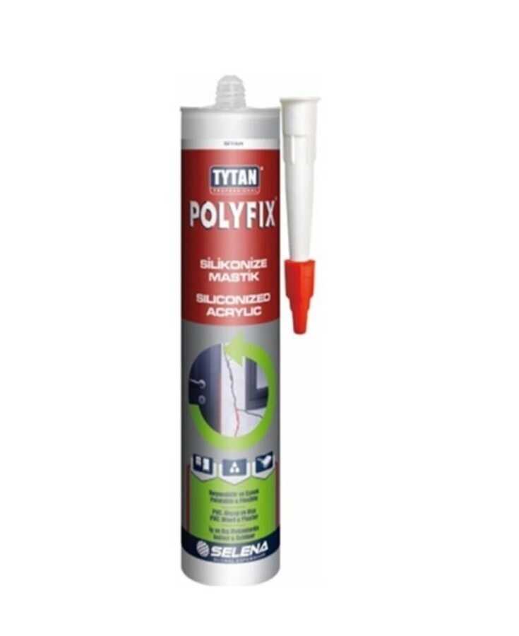 TYTAN POLİFİKS SİLİKONİZE MASTİK KREM 500 GR