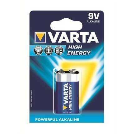 HIGH Enerji Varta Pil 9v Kare