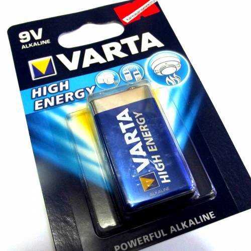 HIGH Enerji Varta Pil 9v Kare