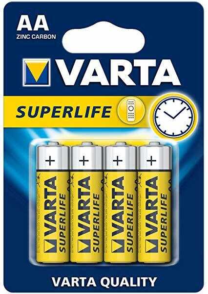 Süper Life Sarı Varta Kalın Kalem Pil 4 lü