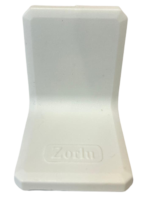 M05 K Şen / ZORLU PVC Kapaklı KÖŞE ASKI ELEMANI E-254